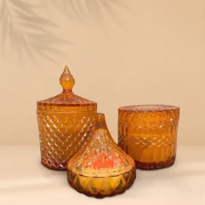 Amber Jars (Big set of 3)